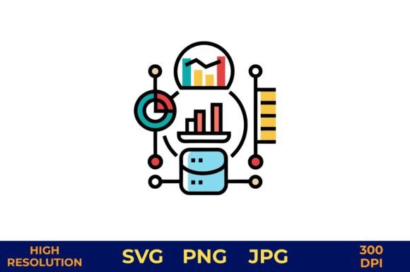 Data Analytics Icon Flat Vector Design: A Practical Guide for Digital and Print Use
