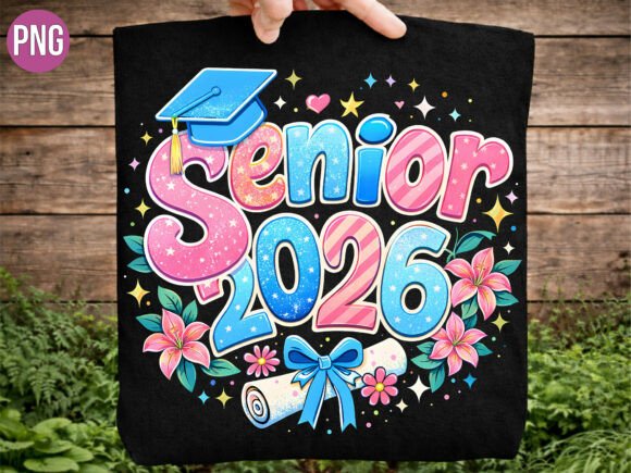Elevating Commemorative Design: The Strategic Value of the Senior 2026 Graduation Lily Floral PNG