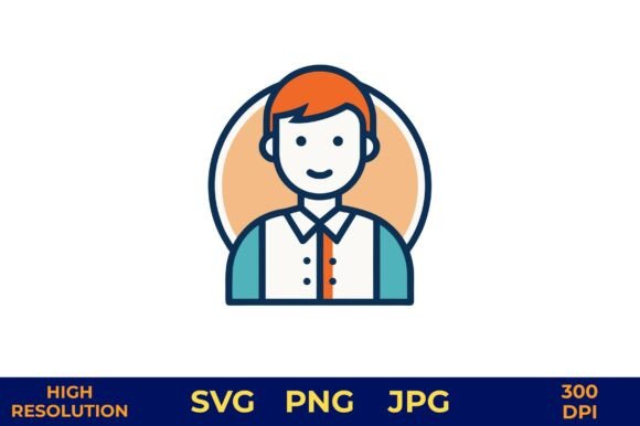 Evaluating the Male Co-host in Suit Vector Design for Professional Projects