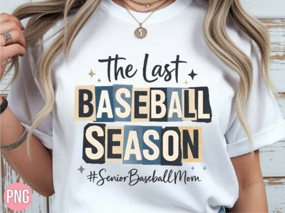 Last Baseball Season Senior Mom PNG