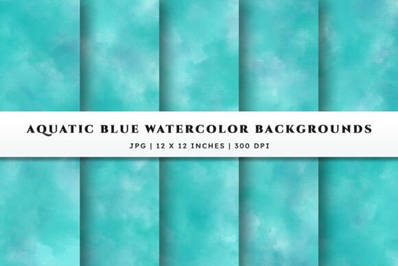 Strategic Design with Watercolor Backgrounds - Aquatic Blue