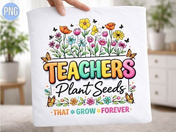 Teachers Plant Seeds Flower Garden PNG: A Guide for Digital Creators