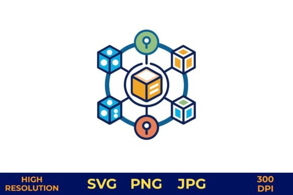 Visualizing Logistics: A Practical Guide to Using Supply Chain Icon with Boxes and Arrows in Business Design