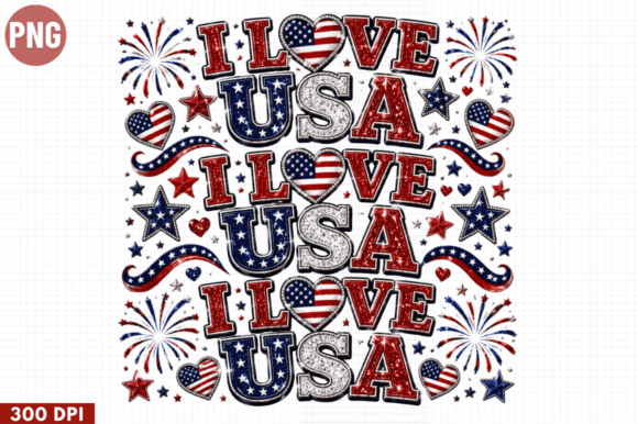 Why the I Love USA Patriotic Sublimation PNG Is a Smart Choice for Creators